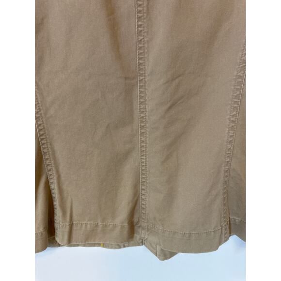 J. Crew Weathered Broken-In Chino Classic Twill Vintage Jacket Cotton Size 8 - Picture 10 of 14